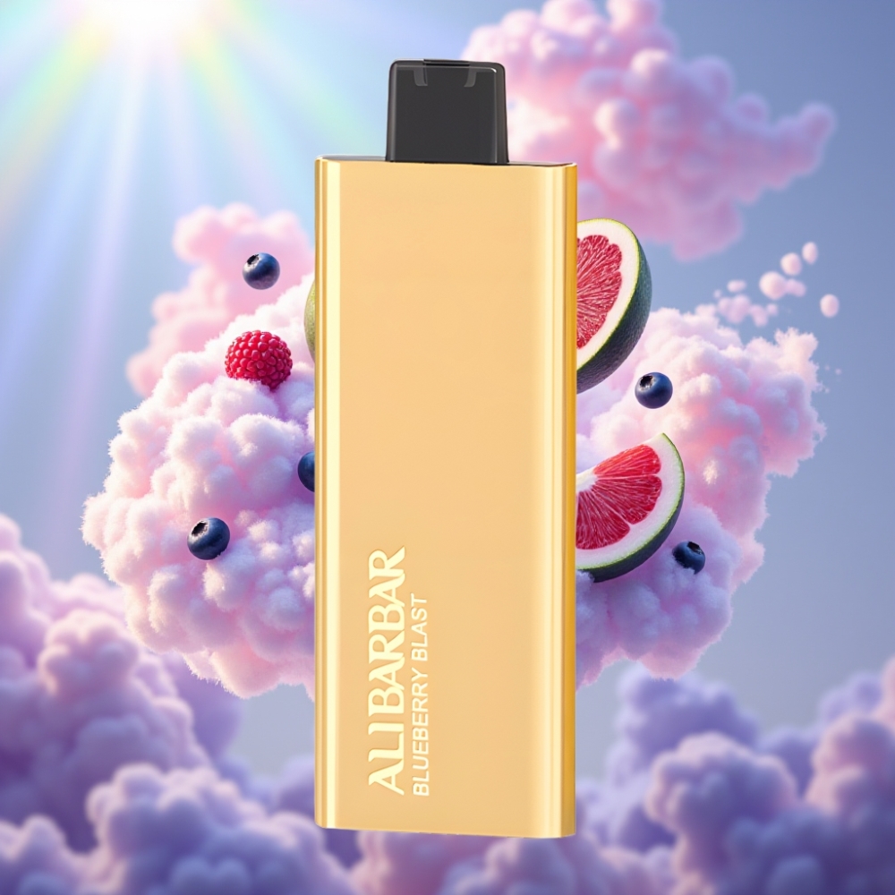 Alibarbar Pandora 7000 Puhangud Ühekordne Vape Mustikasplahvatus