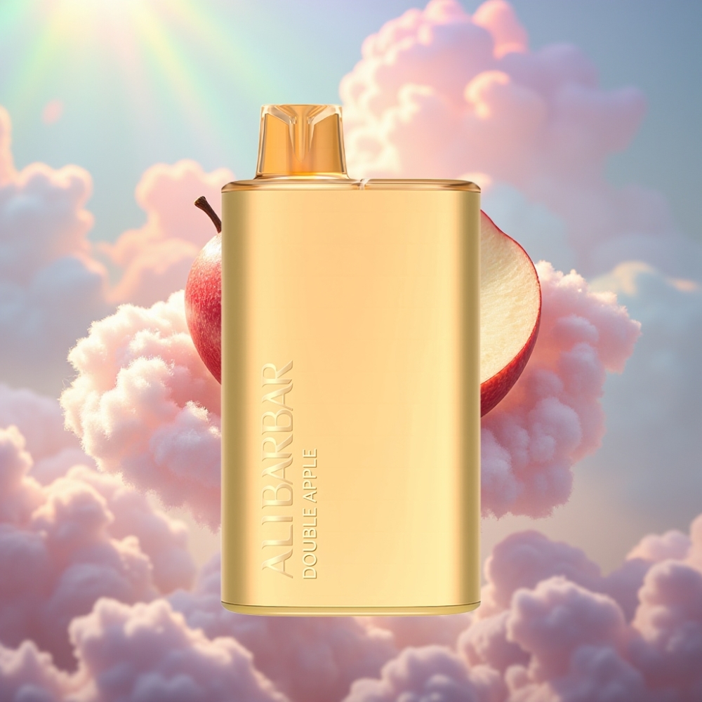 Alibarbar Rich 8000 Puffs Ühekordne Vape "Kaks Õuna" (20ml, 2000 mAh)