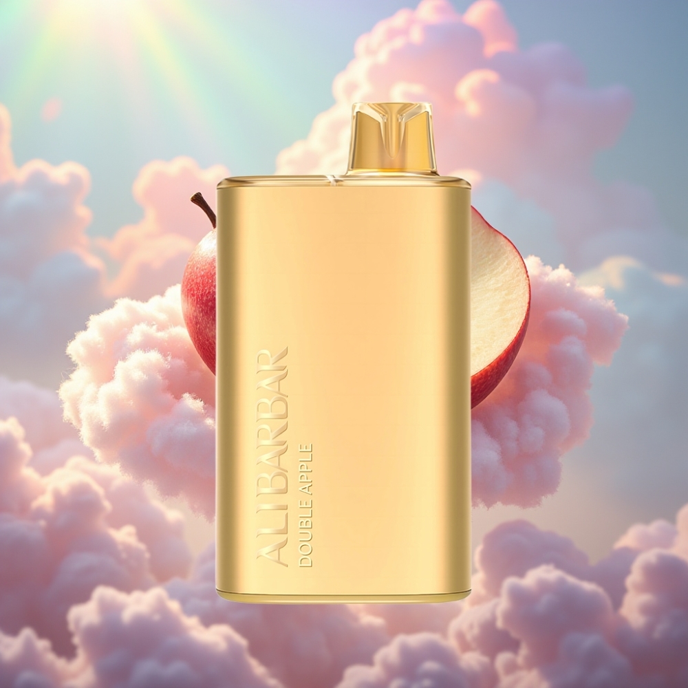 Alibarbar Rich 8000 Puffs Ühekordne Vape \"Kaks Õuna\" (20ml, 2000 mAh)