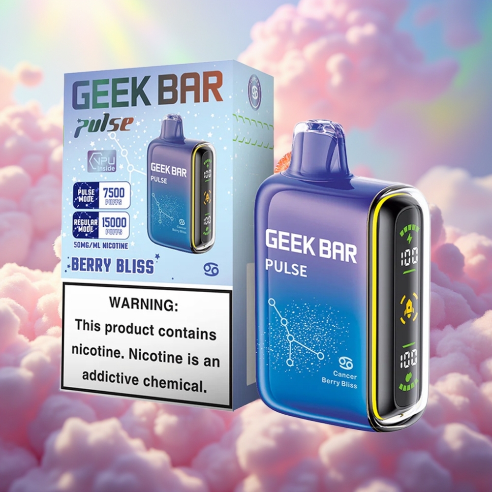 GEEK BAR Pulse 15000 Sõmud Eelnevalt Täidetud Aurusti Zodiac Väljaanne