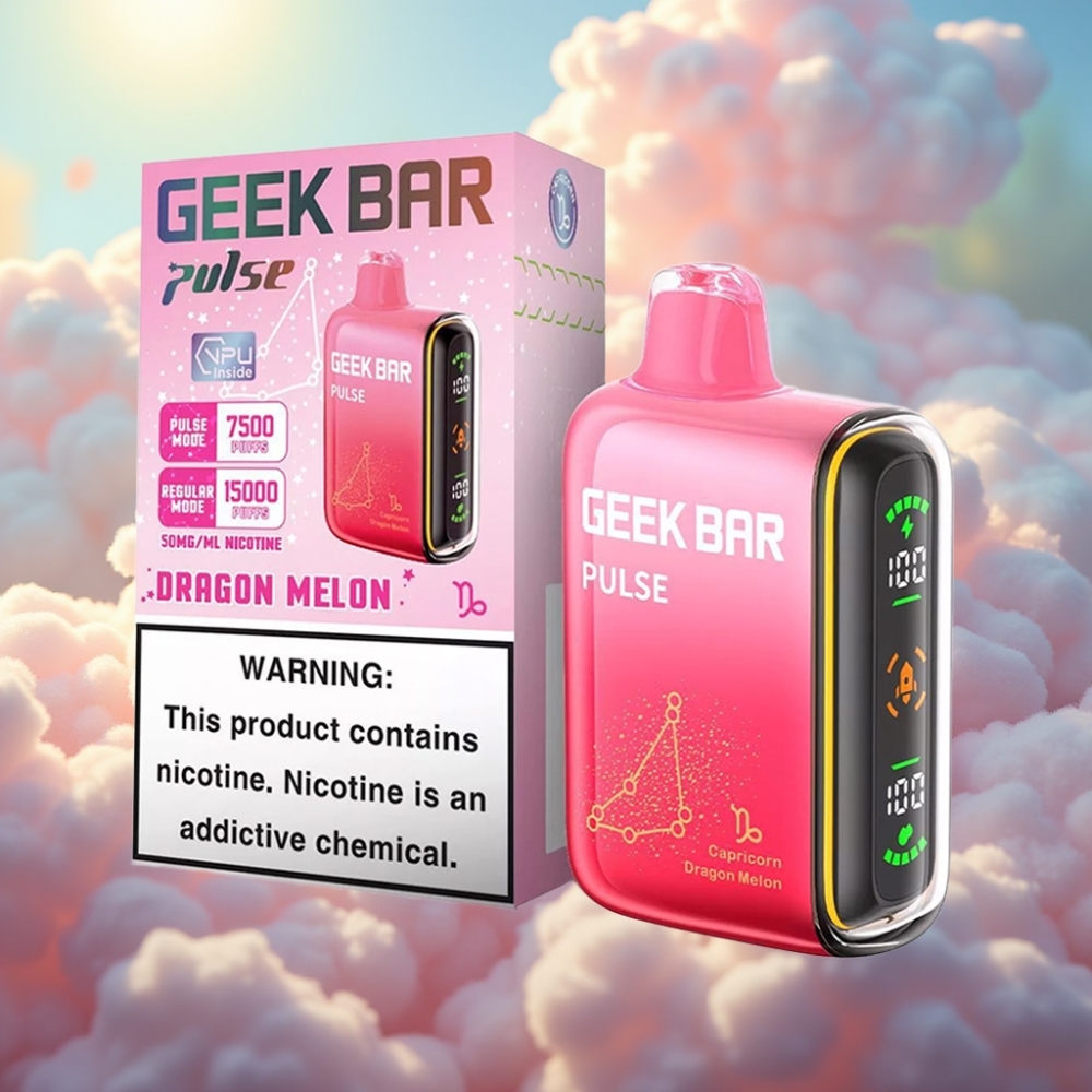 GEEK BAR Pulse 15000 Sõmud Eelnevalt Täidetud Aurusti Zodiac Väljaanne