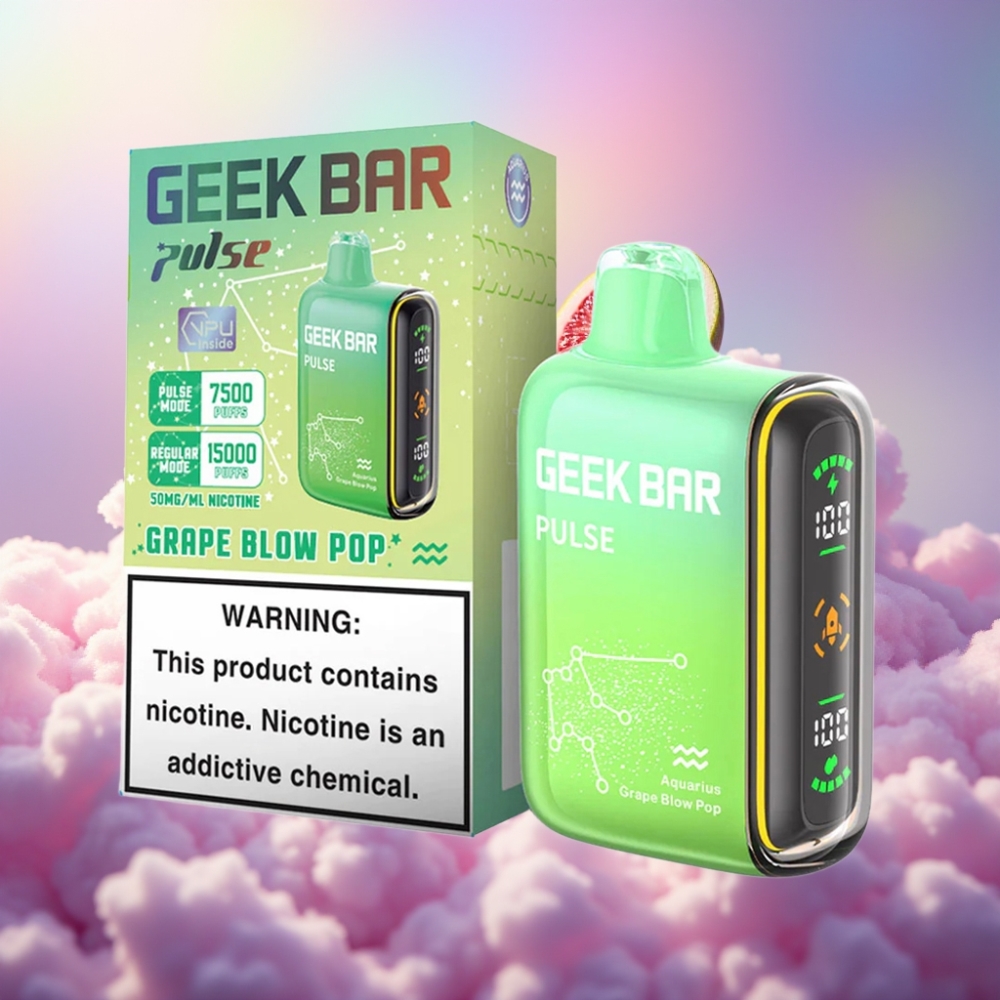 GEEK BAR Pulse 15000 Sõmud Eelnevalt Täidetud Aurusti Zodiac Väljaanne