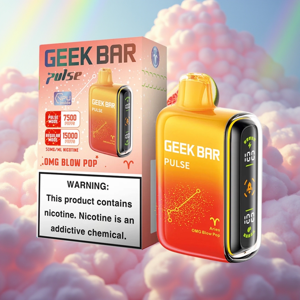 GEEK BAR Pulse 15000 Sõmud Eelnevalt Täidetud Aurusti Zodiac Väljaanne