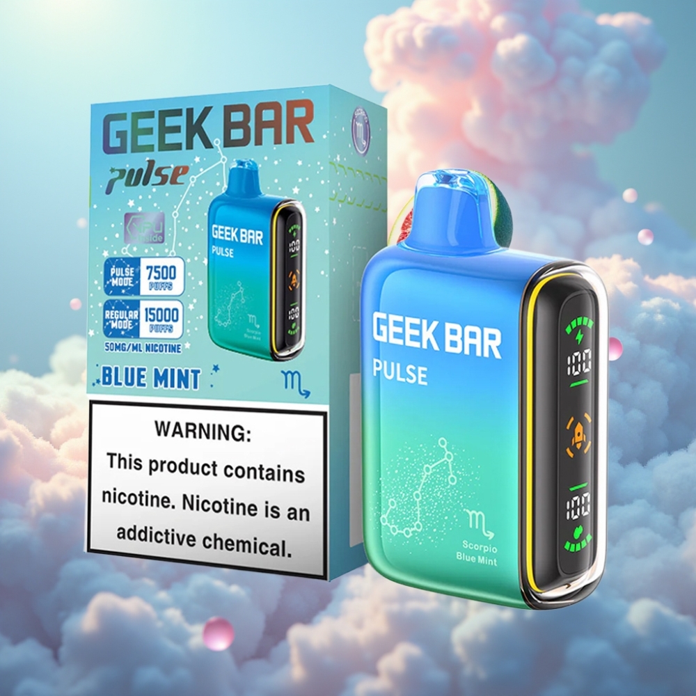 GEEK BAR Pulse 15000 Sõmud Eelnevalt Täidetud Aurusti Zodiac Väljaanne
