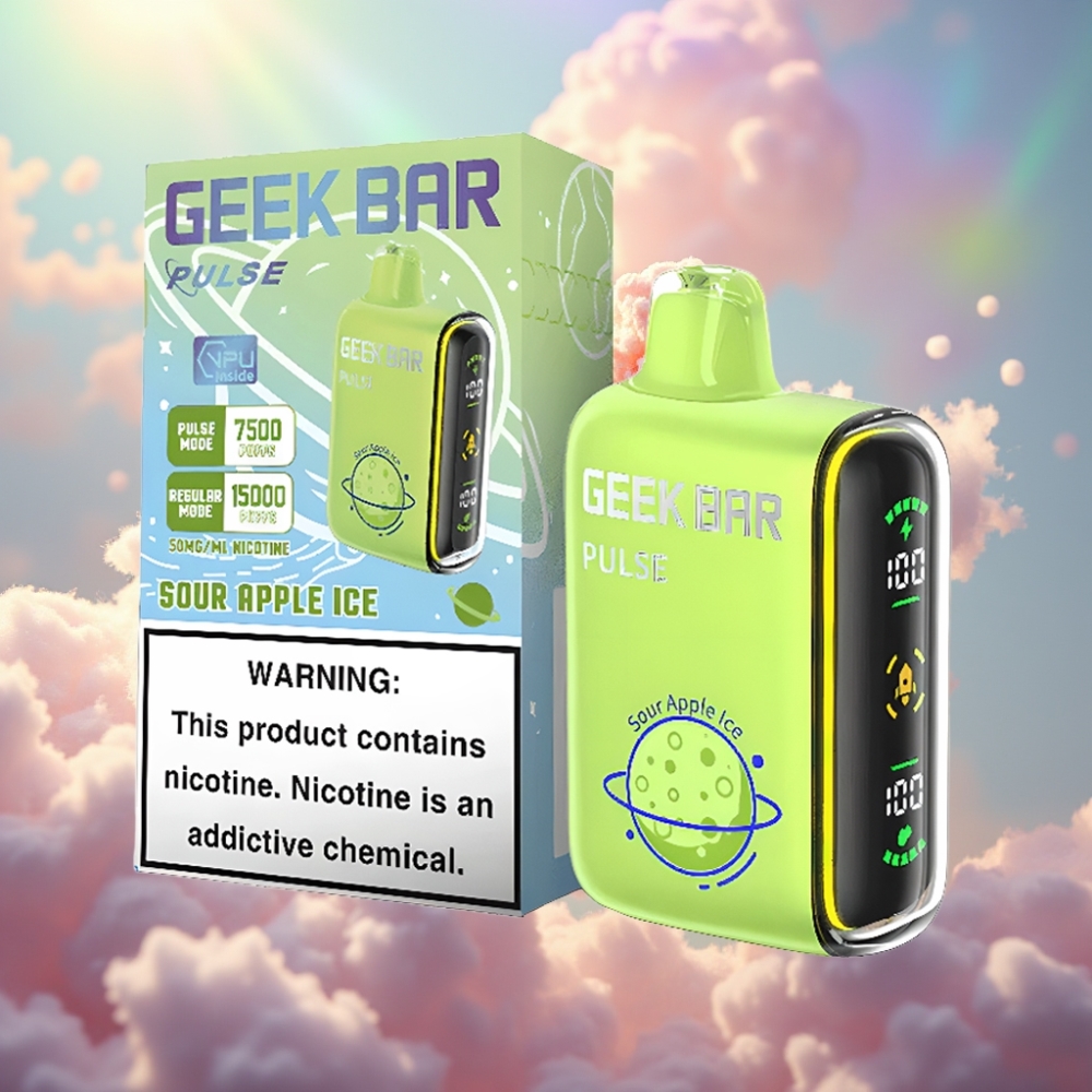 Geek Bar Pulse 15000 Puffs Eesti Vape Planeedi Väljaanne (16ML, 5%, Reguleeritav Õhuvool)
