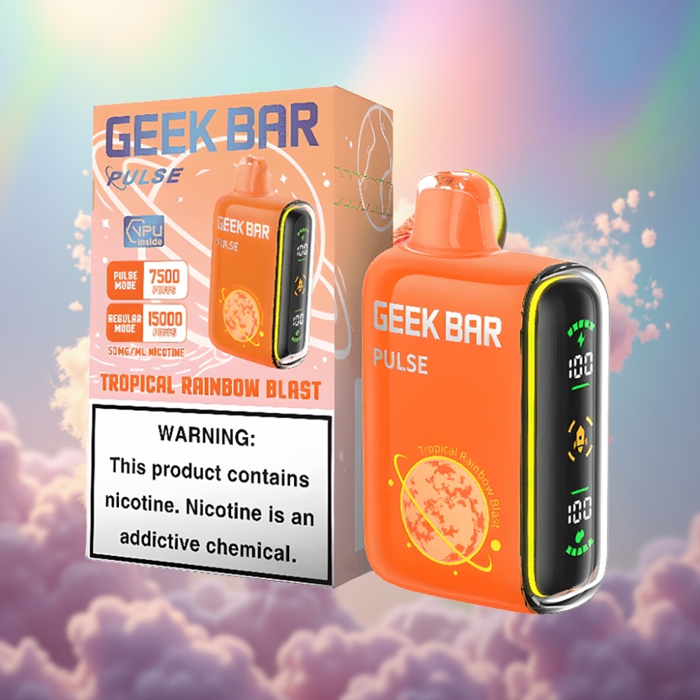 Geek Bar Pulse 15000 Puffs Eesti Vape Planeedi Väljaanne (16ML, 5%, Reguleeritav Õhuvool)