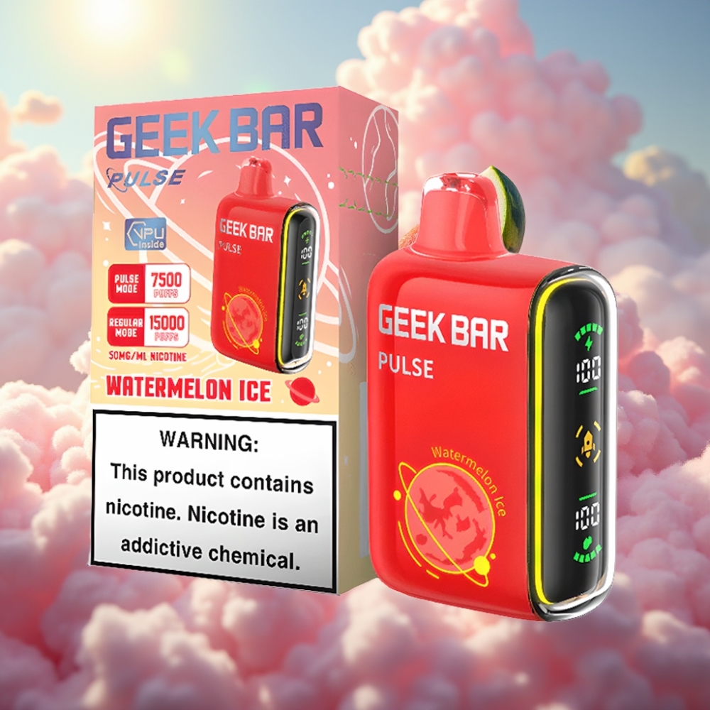 Geek Bar Pulse 15000 Puffs Eesti Vape Planeedi Väljaanne (16ML, 5%, Reguleeritav Õhuvool)