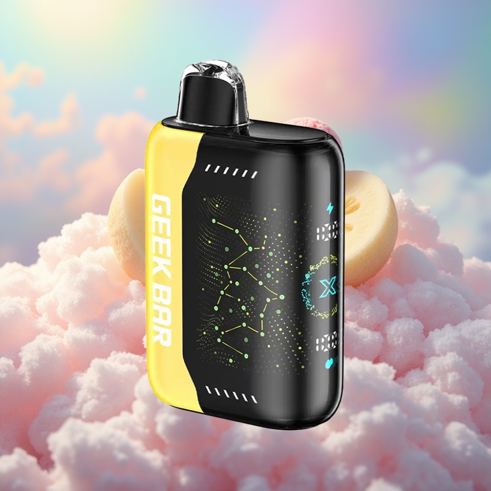 GEEK BAR Pulse X 25000 Tõmmet 18mL Eelnevalt Täidetud Vedelik Dual Mesh Mähis 3D Kumer Näidiku Ekraan USB Type-C Laadimispordiga