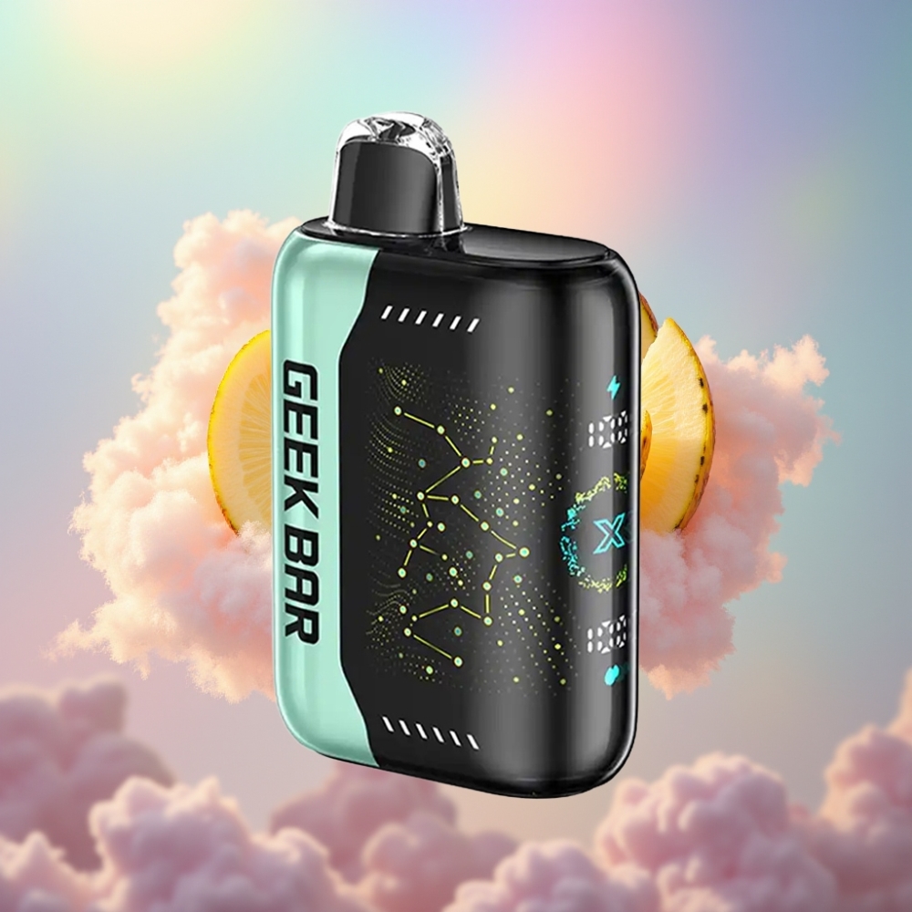 GEEK BAR Pulse X 25000 Tõmmet 18mL Eelnevalt Täidetud Vedelik Dual Mesh Mähis 3D Kumer Näidiku Ekraan USB Type-C Laadimispordiga