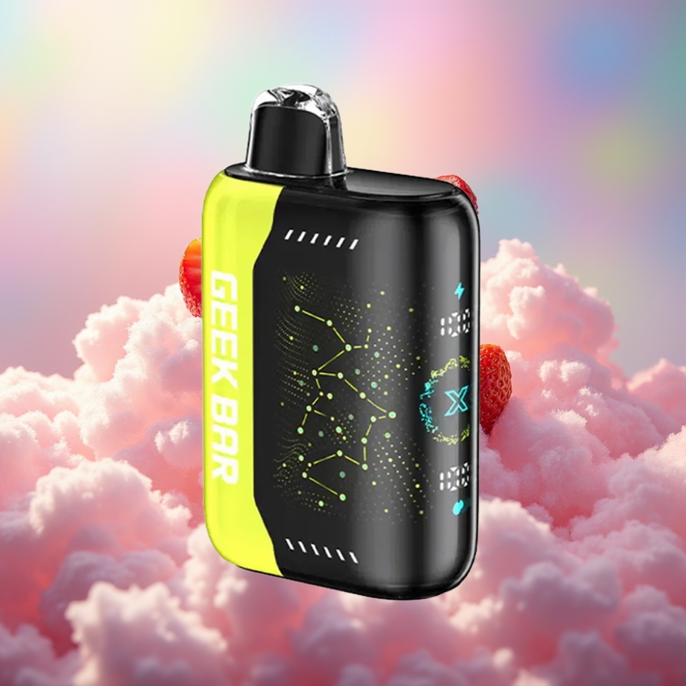 GEEK BAR Pulse X 25000 Tõmmet 18mL Eelnevalt Täidetud Vedelik Dual Mesh Mähis 3D Kumer Näidiku Ekraan USB Type-C Laadimispordiga