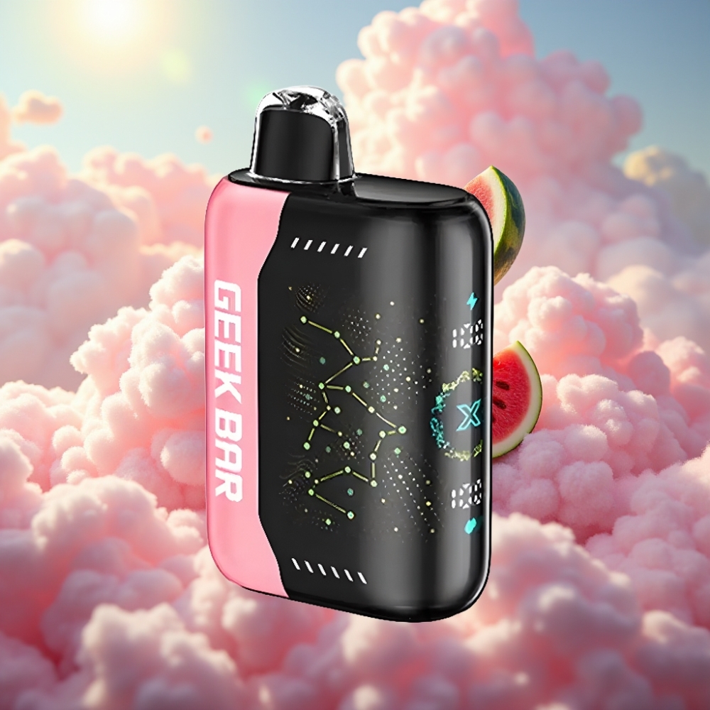 GEEK BAR Pulse X 25000 Tõmmet 18mL Eelnevalt Täidetud Vedelik Dual Mesh Mähis 3D Kumer Näidiku Ekraan USB Type-C Laadimispordiga