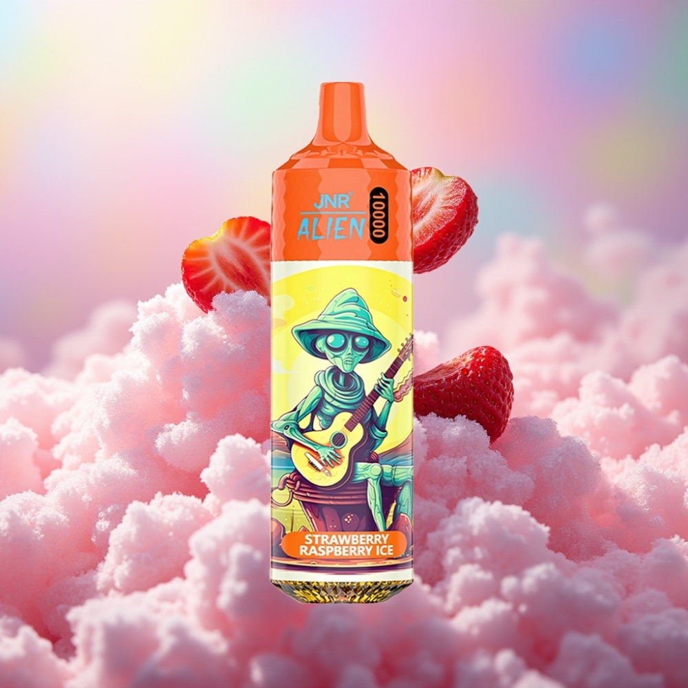 JNR Alien 10000 Puffide E-vedelik Maasik-Murakas Jää
