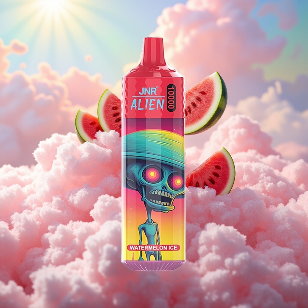 JNR Alien 10000 Puffs Disposabel Aurikarbi Vesimelonijää