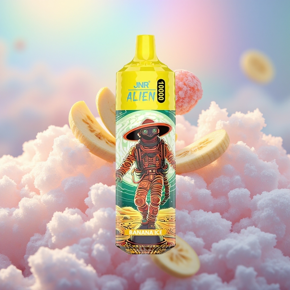 JNR Alien 10000 Puffs Disposabel Vape Banaani Jää