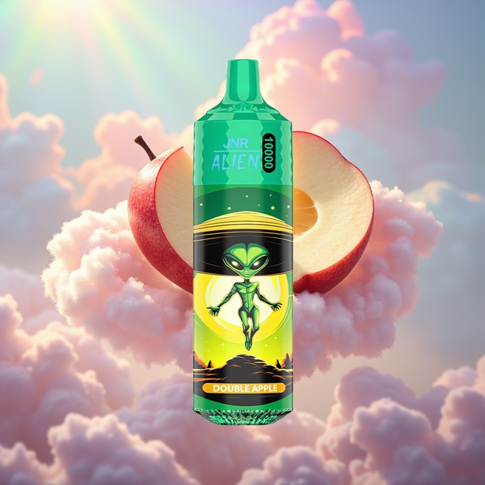 JNR Alien 10000 Puffs Disposabel Vape Kahekordne Õun