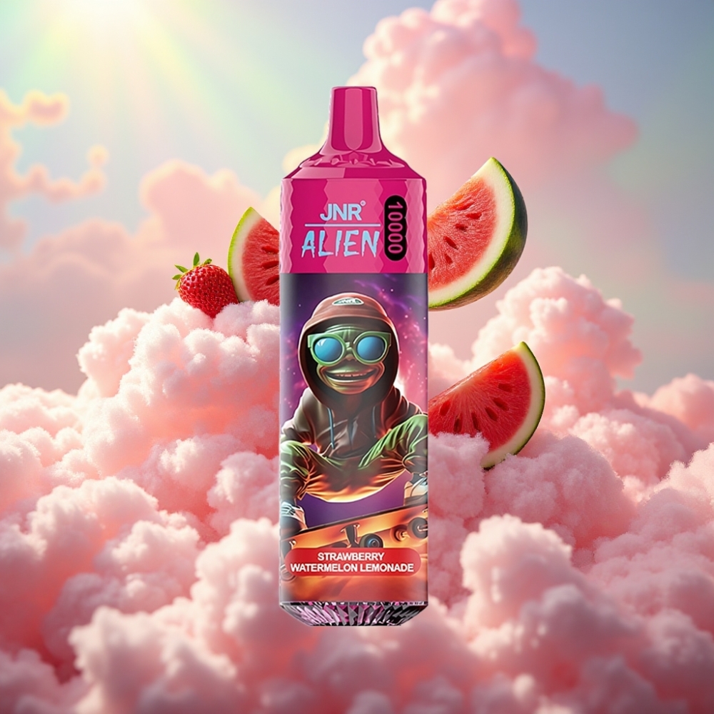 JNR Alien 10000 Puffs Disposabel Vape Maasikas-Arbuusi-Limonad