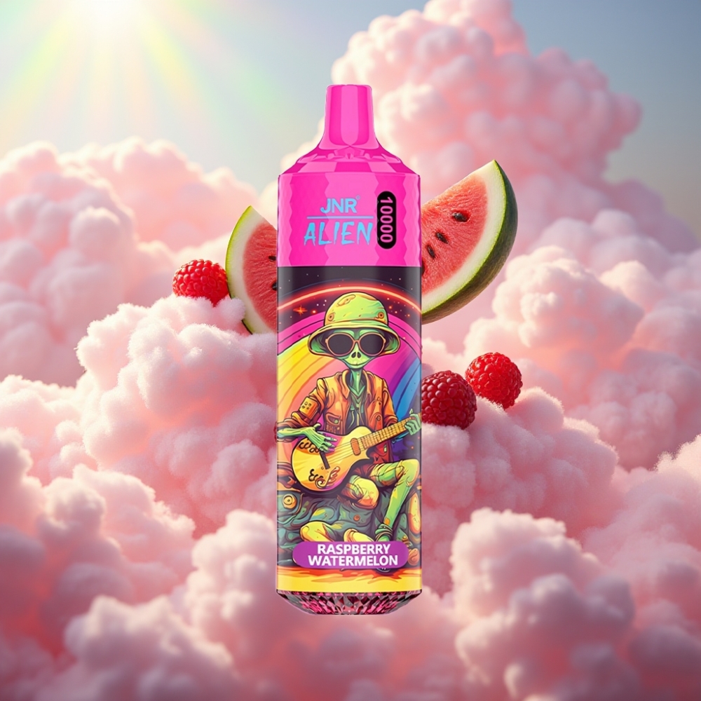 JNR Alien 10000 Puffs Disposabel Vape Vaarika-Arbuus