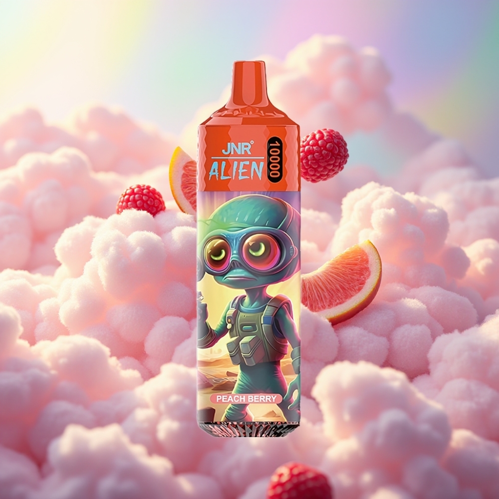 JNR Alien 10000 Puffs Sportlik Disposabel Vape Virsik-Marja