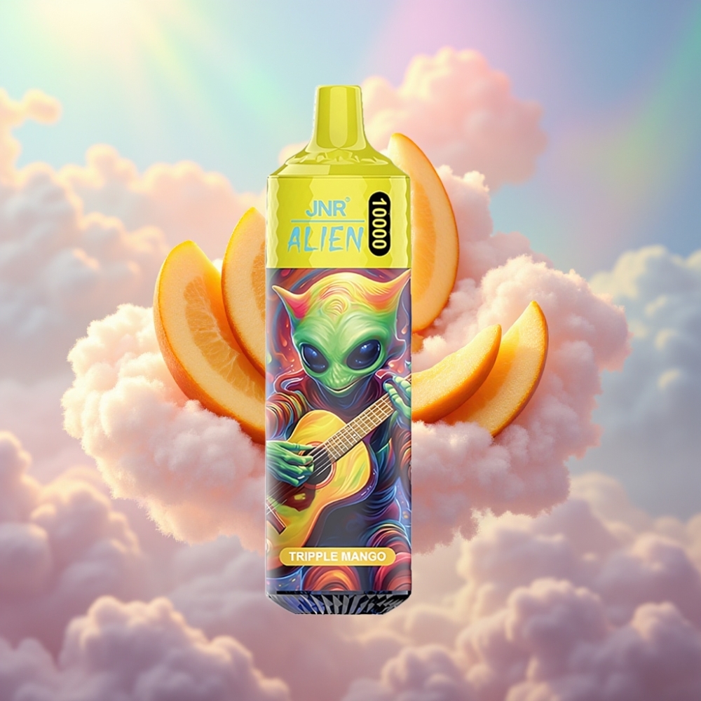 JNR Alien 10000 Puffs Ühekordselt Kasutatav Vape Kolmekordne Mango