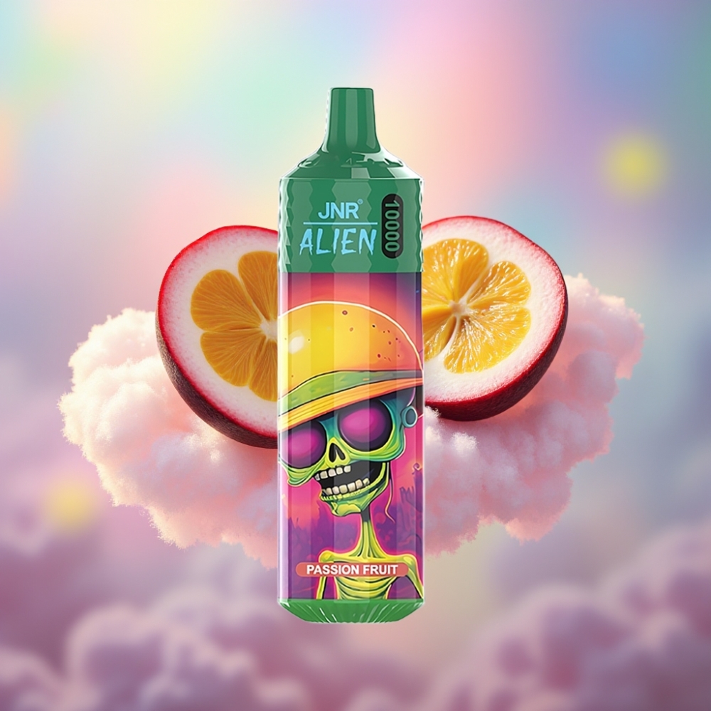 JNR Alien 10000 Sõlmed – Maracuja 850mAh Akuga, 20ml Vedelik, RGB-tuled