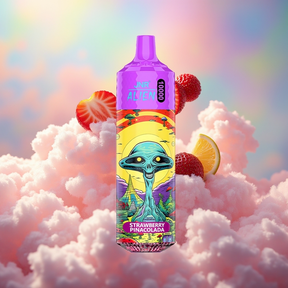 JNR Alien 10000 Soodsad Suitsud – Maasika-Piña Colada