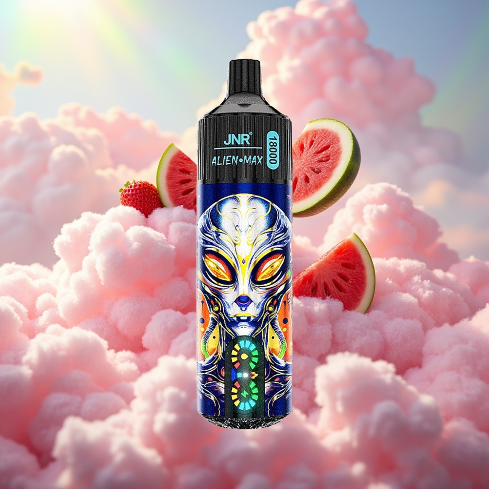 JNR Alien Max 18000 Sügavik Tark LED-ekraan Topeltvõre & Topelt tuum Maasika-Arbuusi Mullikomm Tüüp-C Kiirlaadimine