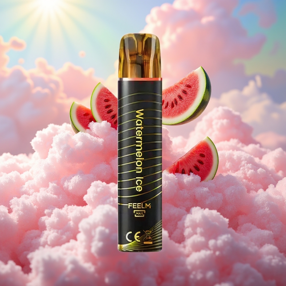 JNR Black&Golden 600+200 Puffs Ühekordne Vape Arbuusi Jää