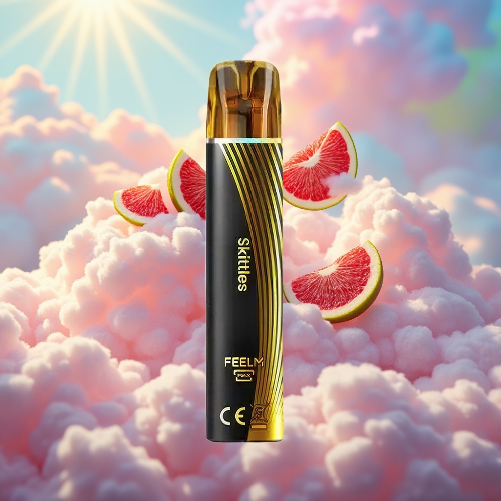 JNR Black&Golden 600+200 Puffs Ühekordne Vape Skittles