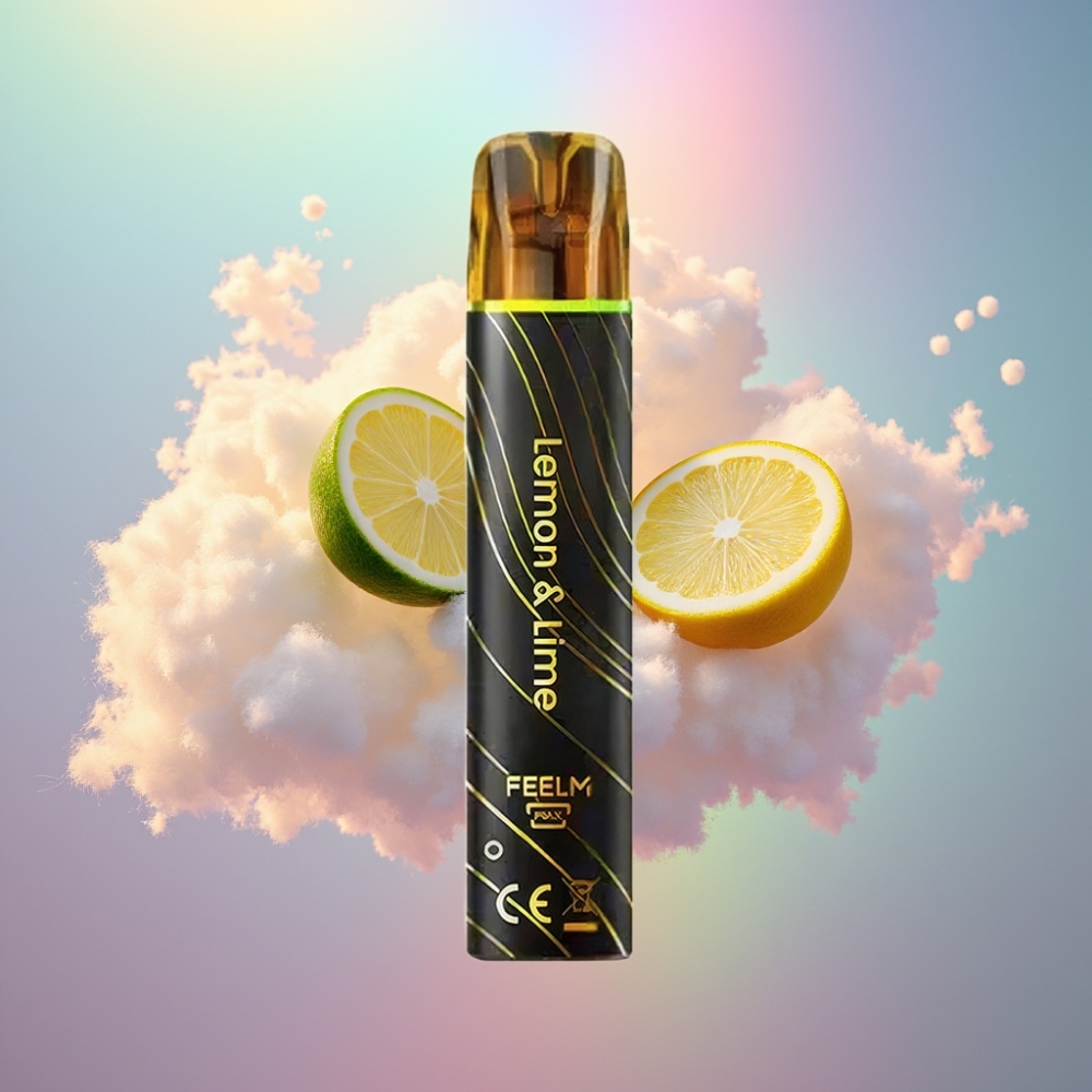 JNR Black&Golden 600+200 Puffs Ühekordselt Kasutatav Vape Sidrun & Laim