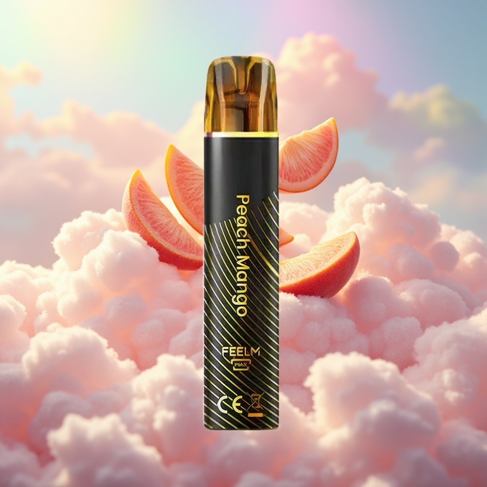 JNR Black&Golden 600+200 Puffs Ühekordselt Kasutatav Vape Virsik-Mango