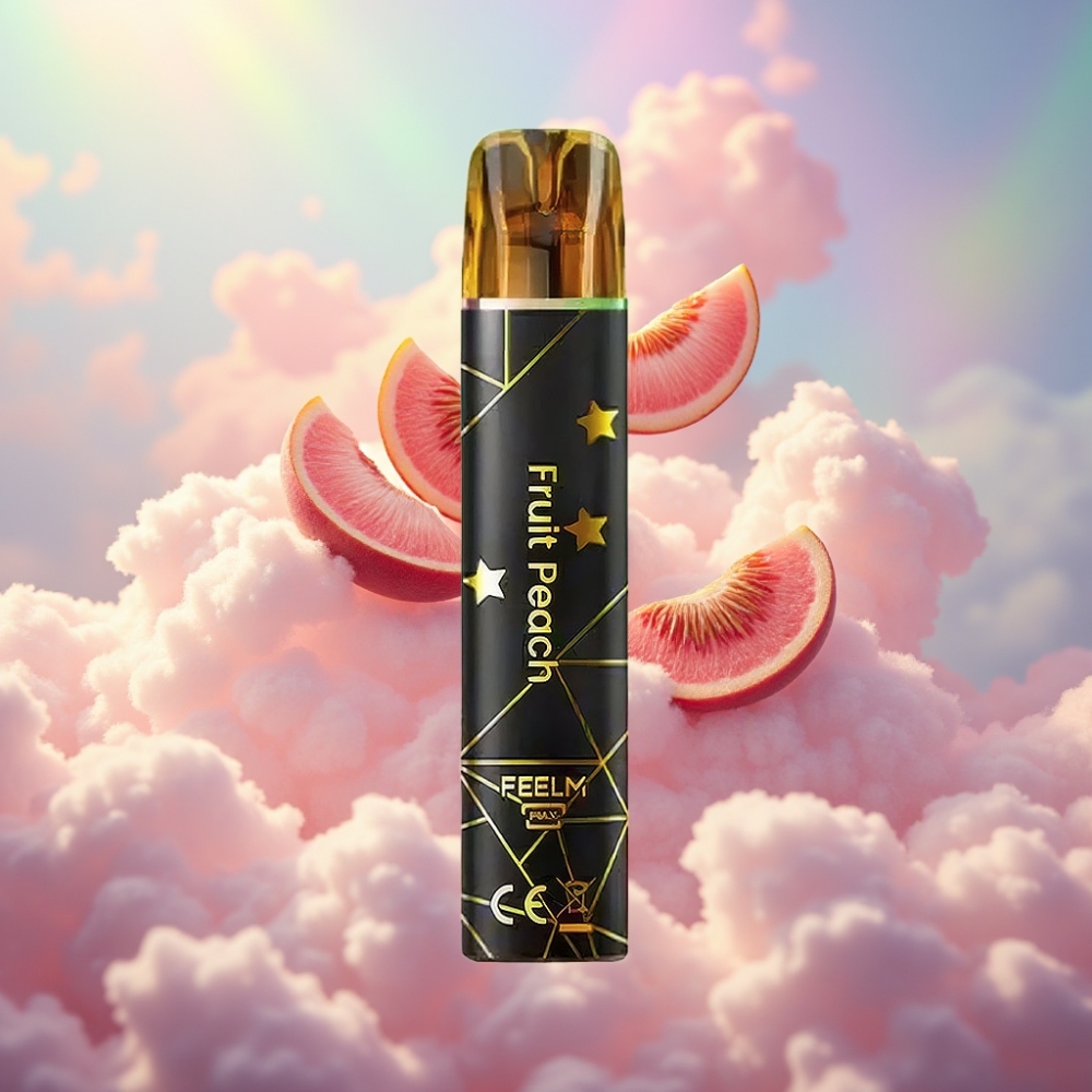 JNR Black&Golden 600+200 Puffs Ühekordselt Kasutatav Vape Virsik