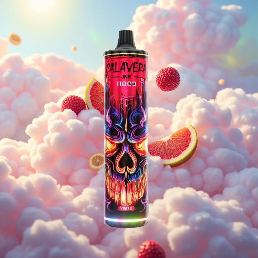 JNR Calavera 11000 Puffs Vimtu Disposabel Vape – Tüüp-C laadimispordiga, 850 mAh aku, 21ml vedelikumaht