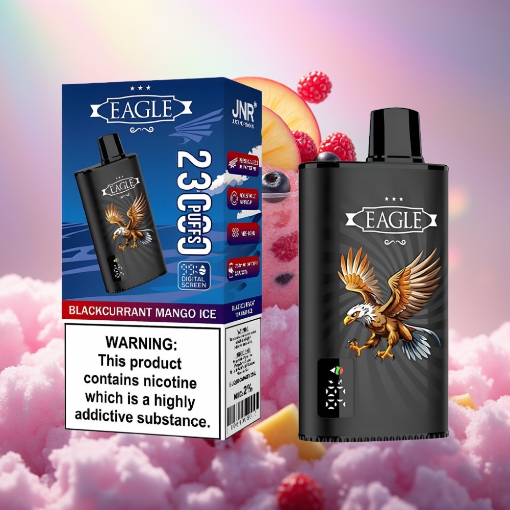 JNR EAGLE Smart 23000 Sõhu Ühekordne Vape Mustsõstar-Mango Jää