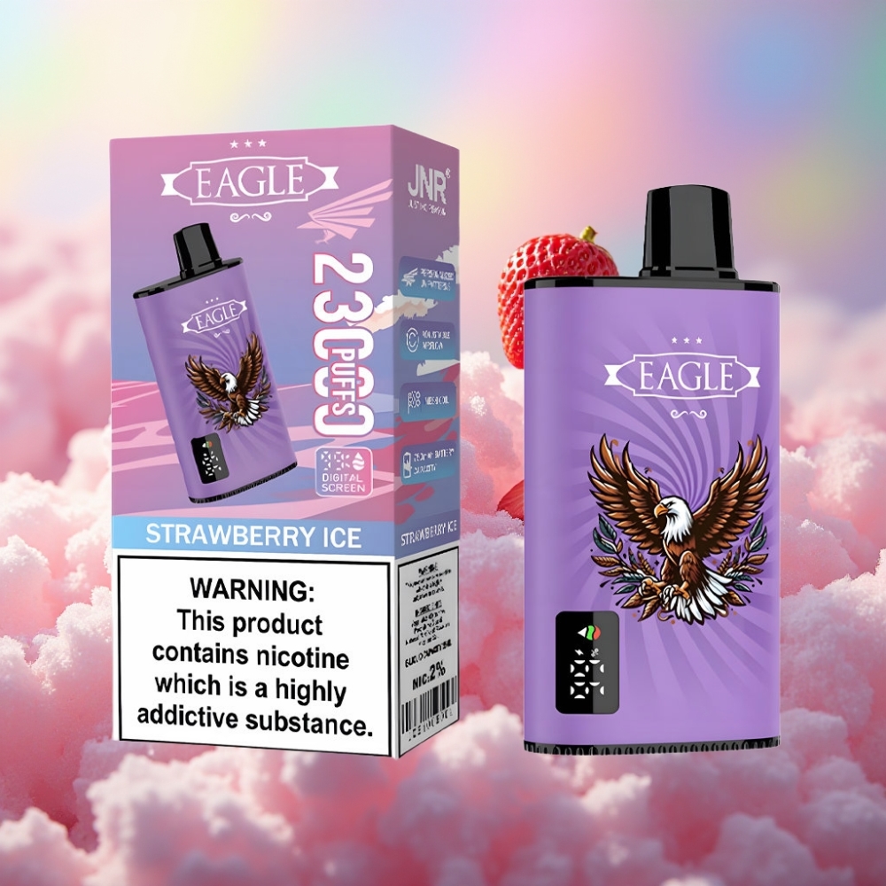 JNR EAGLE Smart 23000 Suitsu Ühekordselt Kasutatav Vape Maasikajää