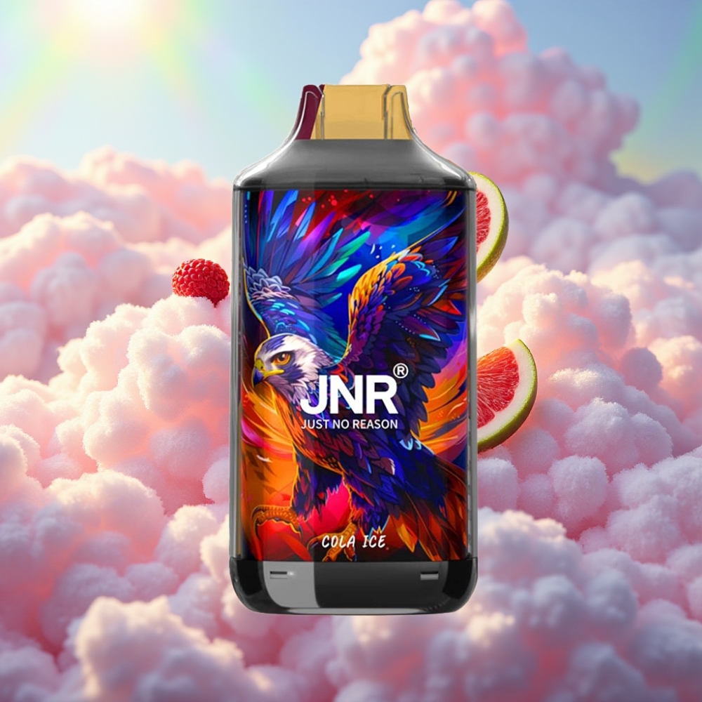 JNR Falcon 16000 Puffs, 850 mAh, 22ml, Kahekordne Mesh Mähis, Cola Jää