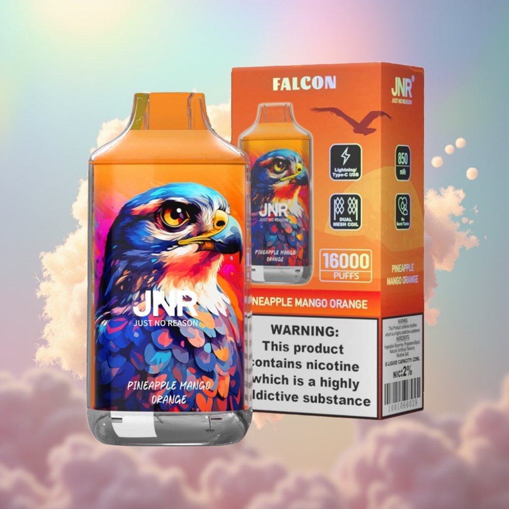 JNR Falcon 16000 Puffs Disposabel Vape Ananass-Mango-Oranž
