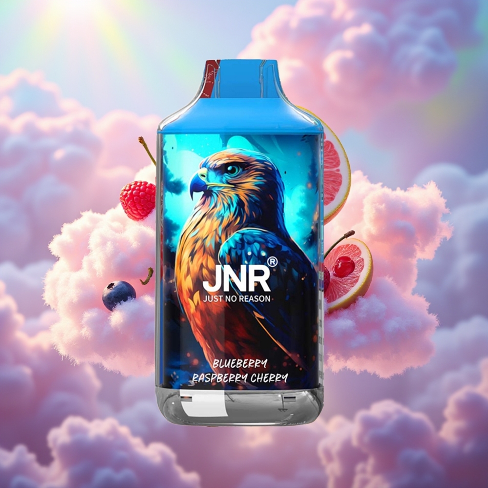JNR Falcon 16000 Puffs Disposabel Vape Mustikas Vaarikas Kirsipunane