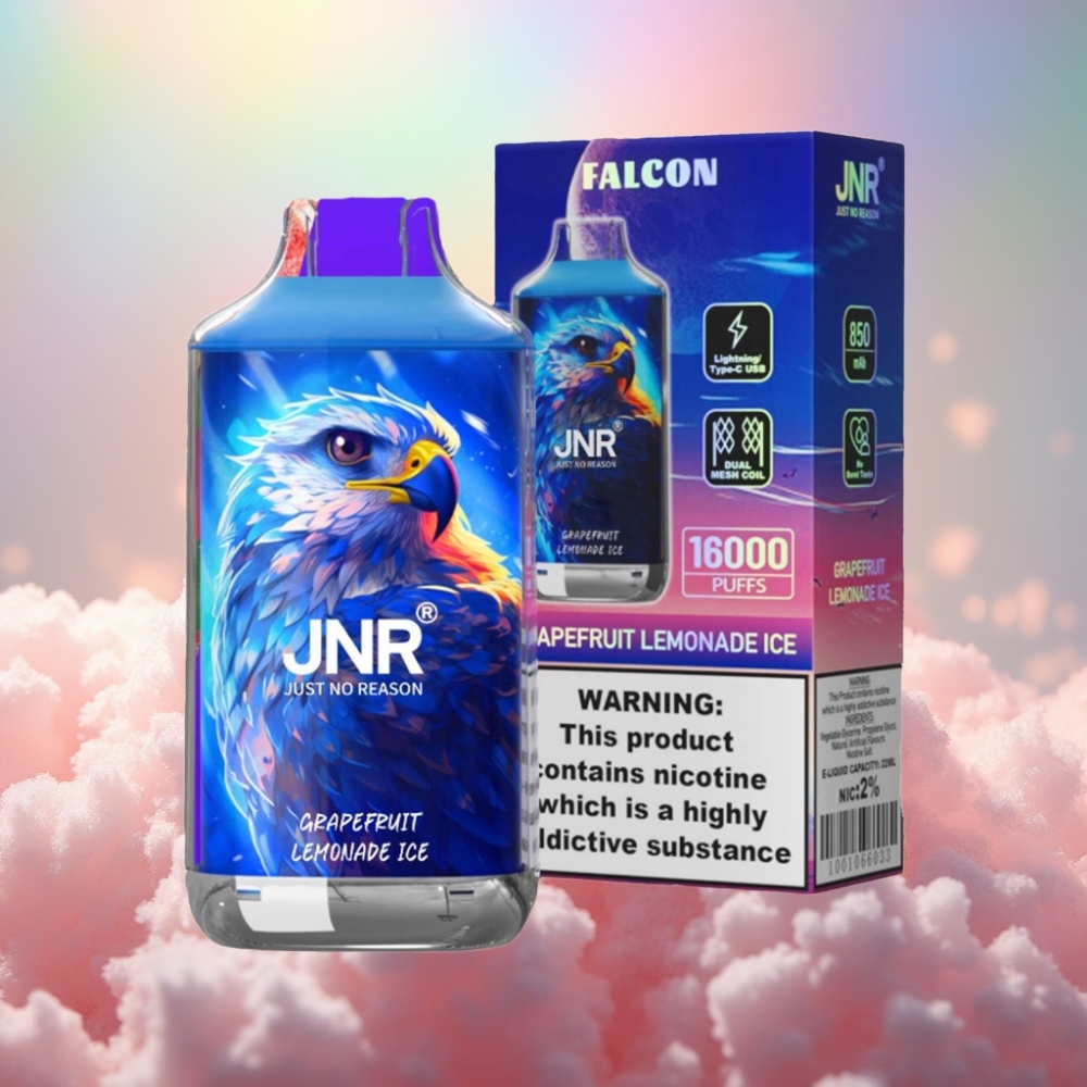JNR Falcon 16000 Puffs Disposiible Vape Greibimahluse Lemonäädi Jää