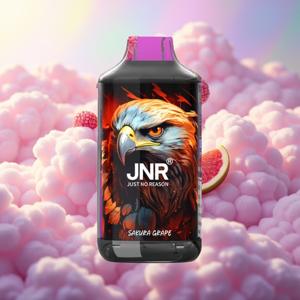 JNR Falcon 16000 Puffs Ühekordselt Kasutatav Vape Sakura Viinamari