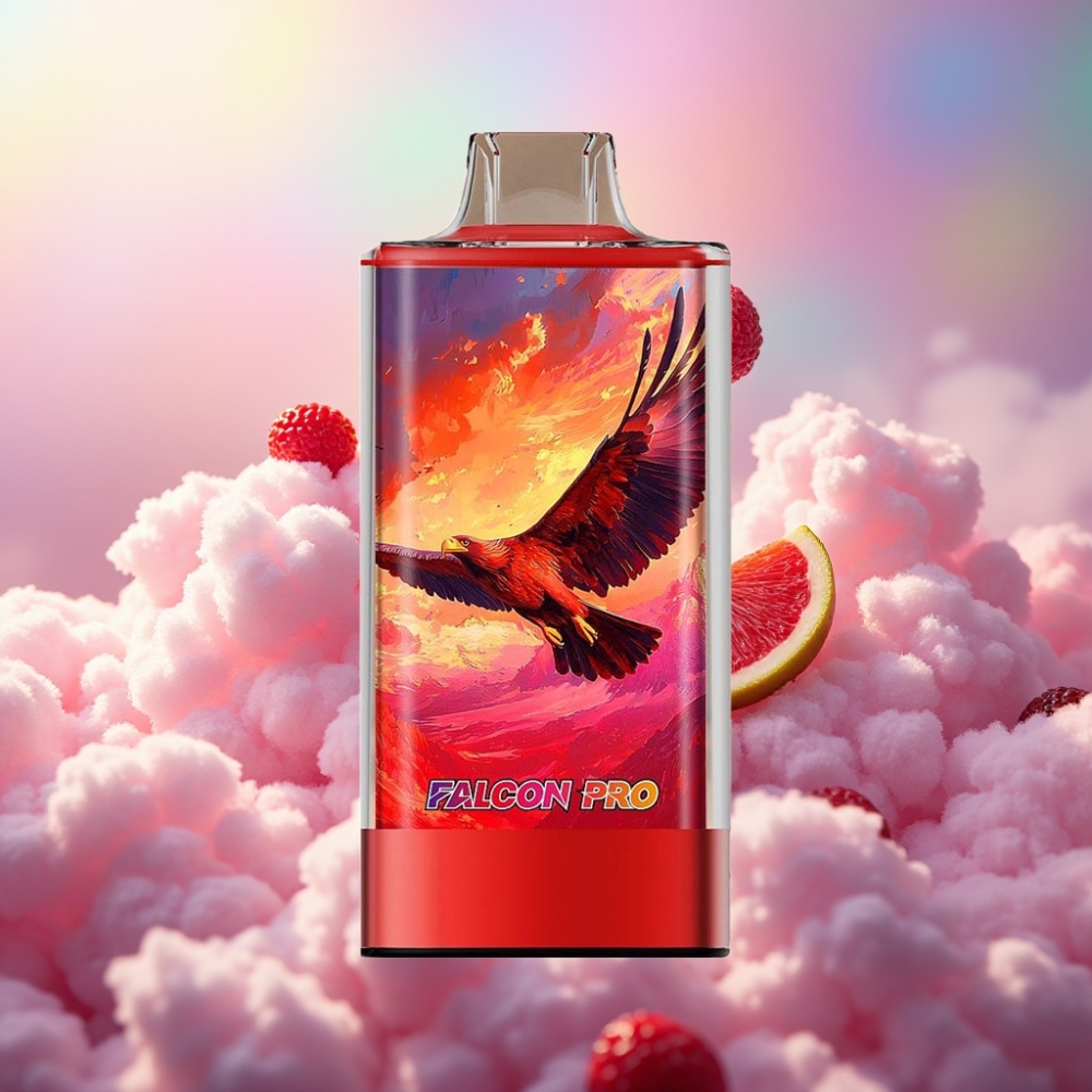 JNR Falcon Pro 28000 Ühekordne Vape Kirsi-Koola 30ml eeltäidetud 950mAh aku Tark ekraan Topeltvõrkkruust