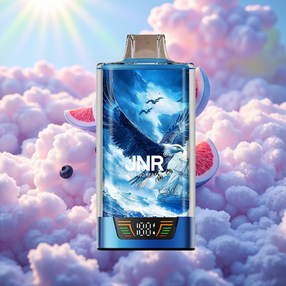 JNR Falcon Pro 28000 Ühekordne Vape Mustikas-Jää (30ml, 950mAh, 28000 Sūgamat, 5% Nikotiini)