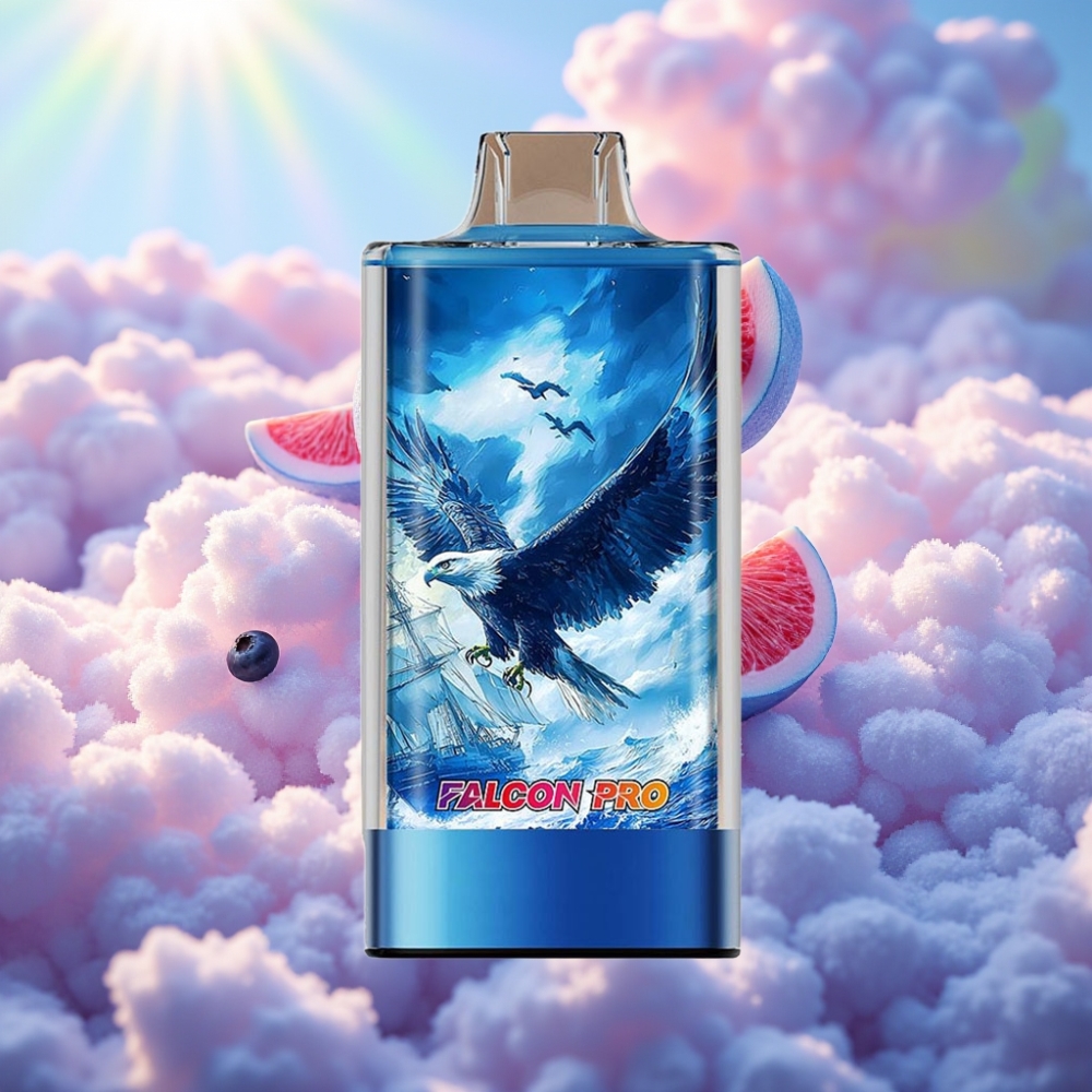 JNR Falcon Pro 28000 Ühekordne Vape Mustikas-Jää (30ml, 950mAh, 28000 Sūgamat, 5% Nikotiini)