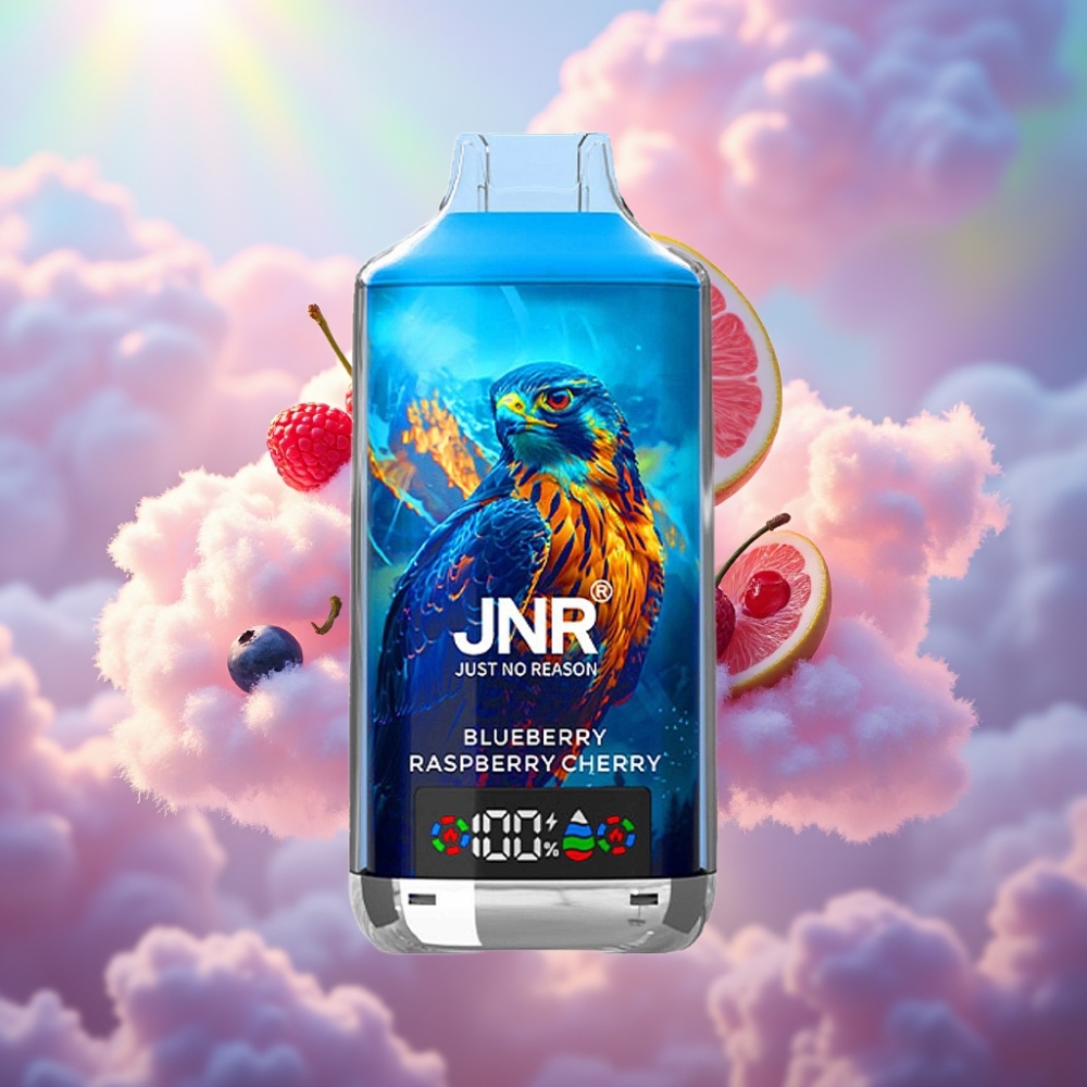 JNR Falcon X 18000 Puffs Disposabel Aurusti Mustikas Vaarikas Kirs