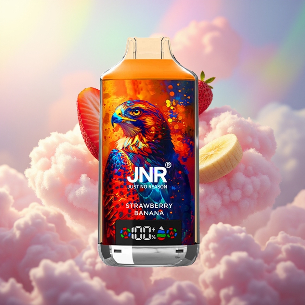 JNR Falcon X 18000 Puffs Disposabel Vape Maasika-Banaan