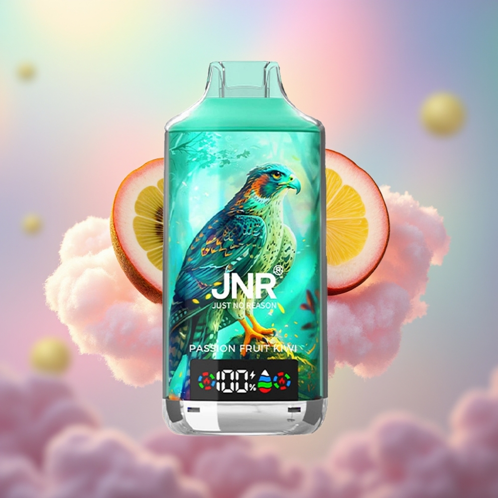 JNR Falcon X 18000 Puhangud Ühekordselt Kasutatav Vape Kirsi-Marja Kiivi