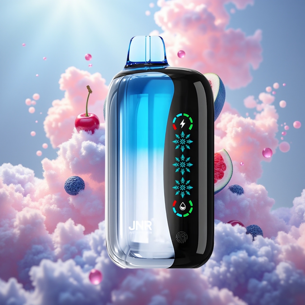 JNR Flex Ice 21000 Puffs Ühekordselt Kasutatav Vape Sinise Kirsipurske