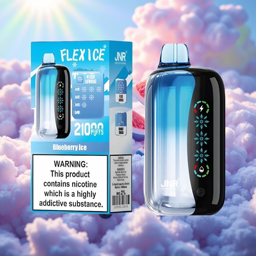 JNR Flex Ice 21000 Söödik Ühekordne Vape (Mustika Ice)