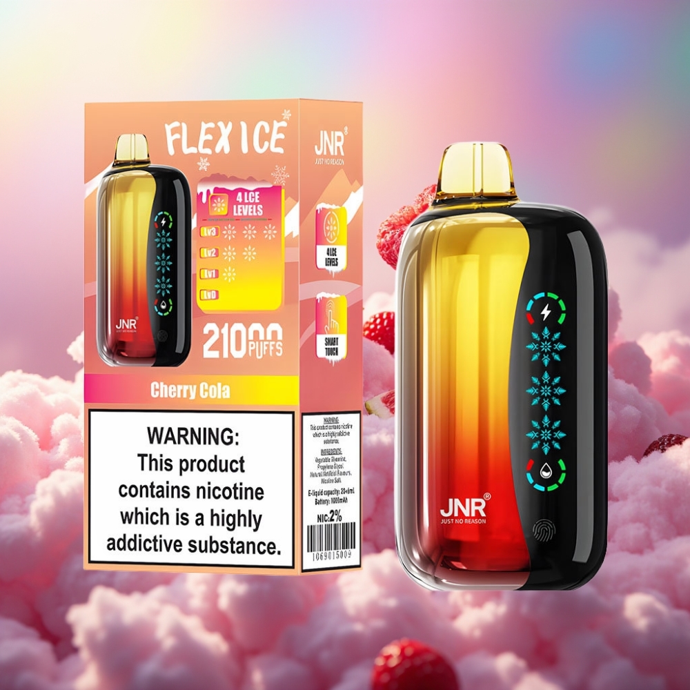 JNR Flex Ice 21000 Sõnu Ühekordne Auruti (Kirsi-Kola)