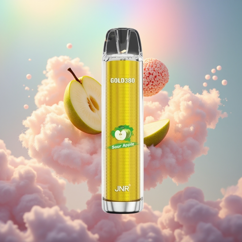 JNR Glod380 6000 Põngete Ühekordne Vape Hapukas Õun