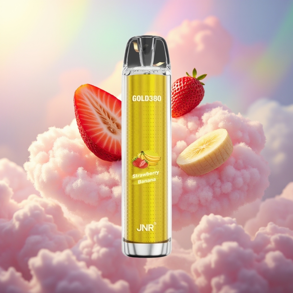 JNR Glod380 6000 Puffs Ühekordne Vape Maasika-Banaan